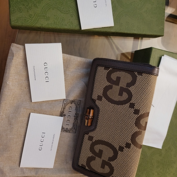 Authentic Gucci Diana Jumbo GG Wallet - Picture 6 of 13